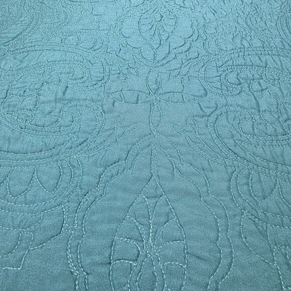 American Pacific Twin Quilt Southwest Teal 84" x 68" - Picture 12 of 16